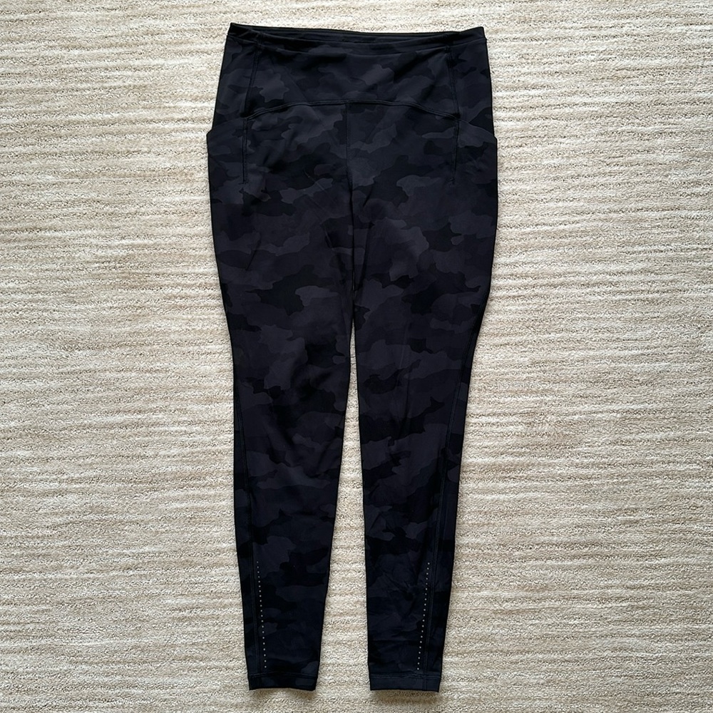 Lululemon Swift Speed High-Rise Tight 28" Heritage 365 Camo Deep Coal Multi - Picture 3 of 16